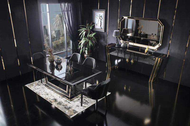 Black Gold - Set Sala Da Pranzo