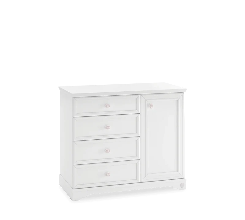 Cassettiera Rustic White