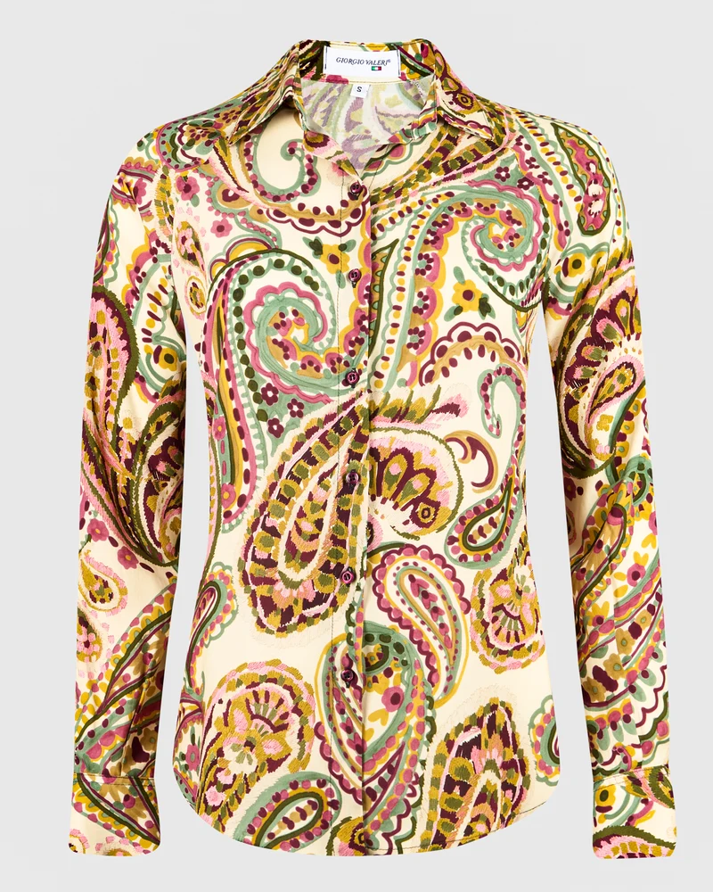 Camicia in viscosa fantasia 397518