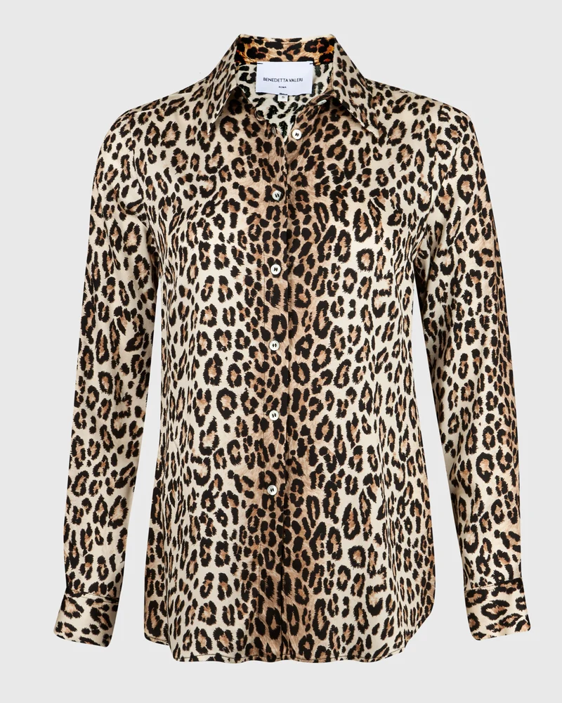 Camicia in viscosa fantasia 24-526/A