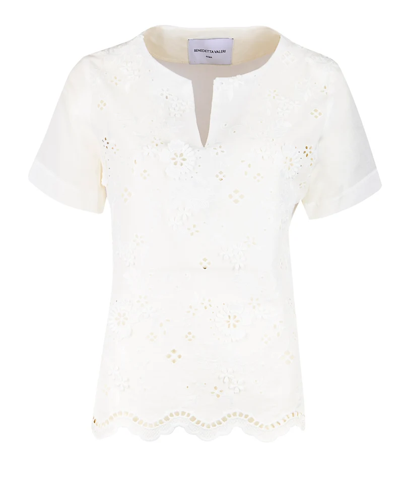Maglia in cotone sangallo DS 6916