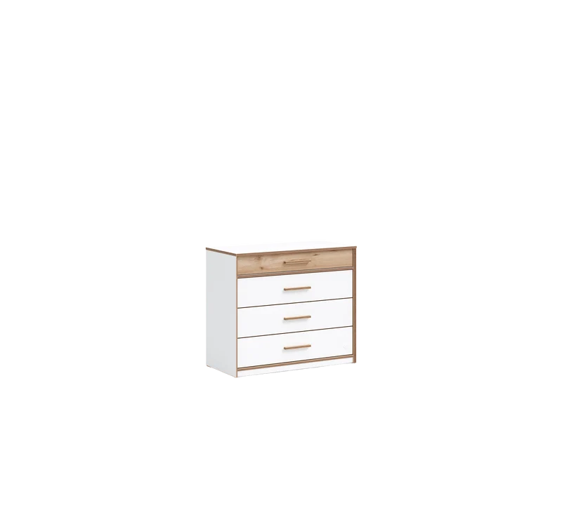 Comò Modera Grande 95,5 Cm Larghezza, Elegante e Funzionale - Altezza 82,5 Cm, Profondità 45,5 Cm