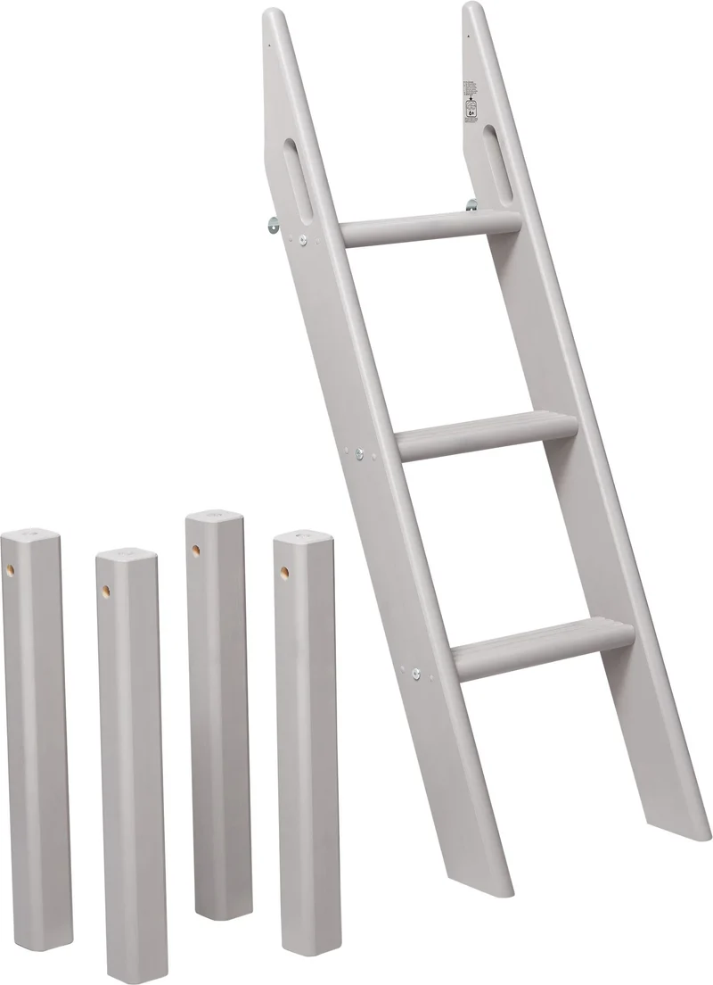 Flexa CLASSIC Schrägleiter Halbhochbett inkl. Pfosten