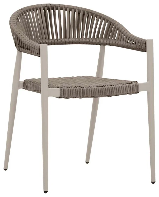 Set da 2 Poltroncina moderna in metallo per esterno o interno cm 49x45x76h - vari colori