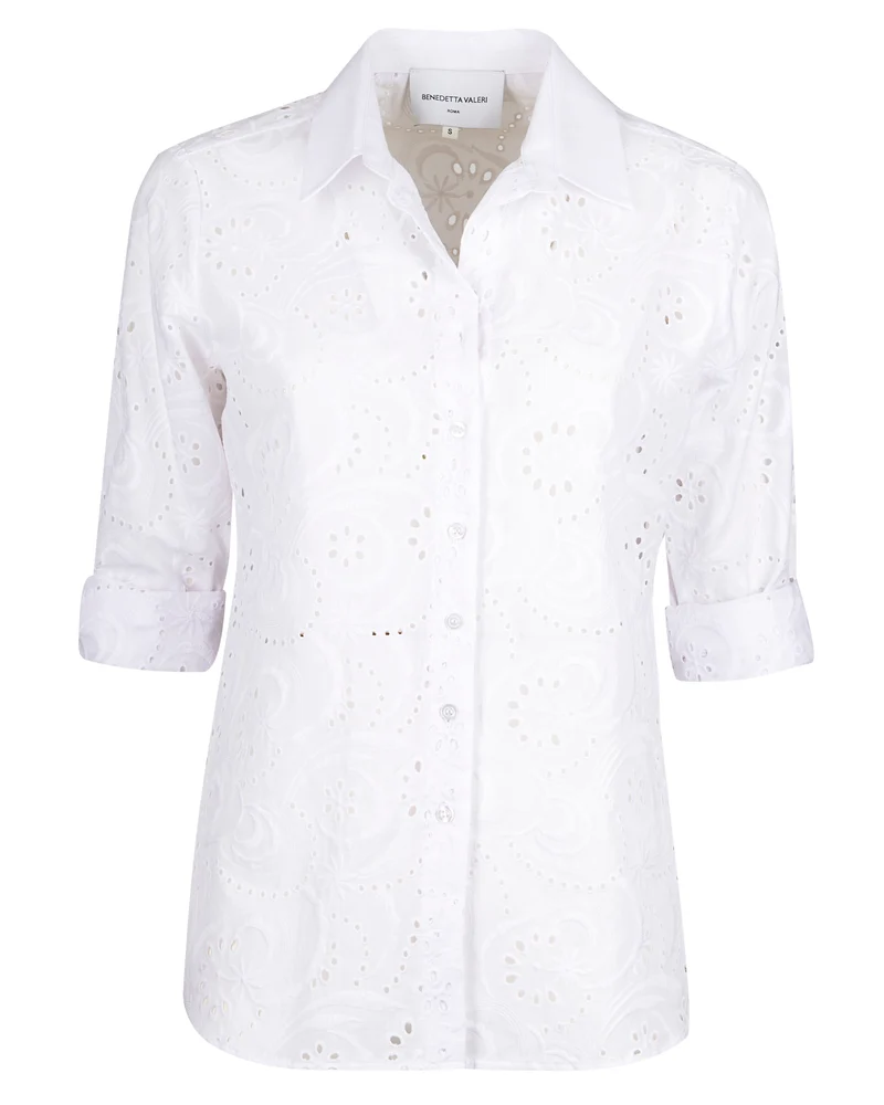 Camicia in sangallo di cotone 24-10