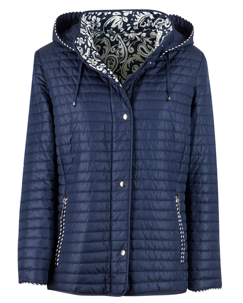 Giacca reversibile con cappuccio ELENA