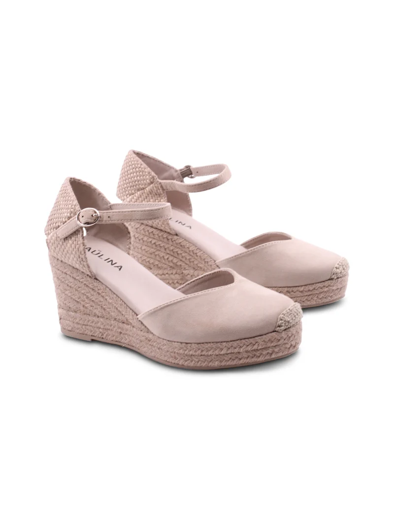 Espadrillas con zeppa da donna