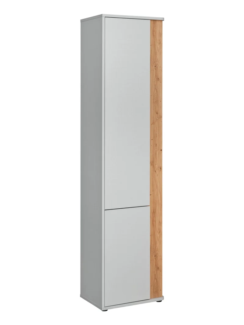 Mobile armadio a colonna moderno con ripiani interni cm 49x35x198h