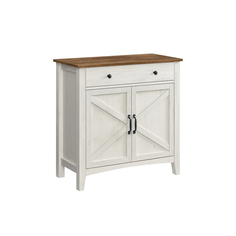 Credenza Cucina Bianco e Noce