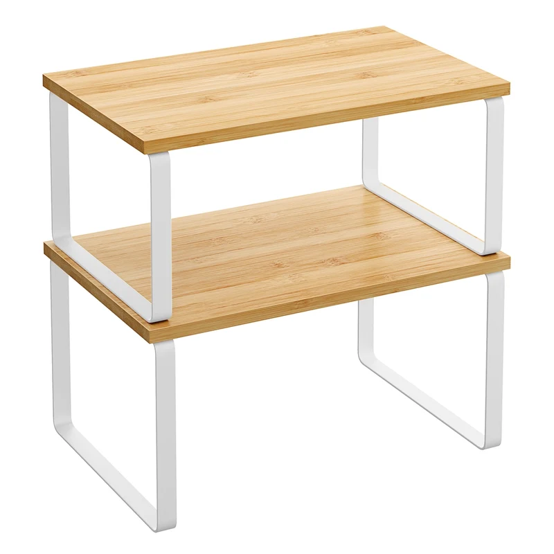 Set di 2 Organizzatori da Cucina Espandibili