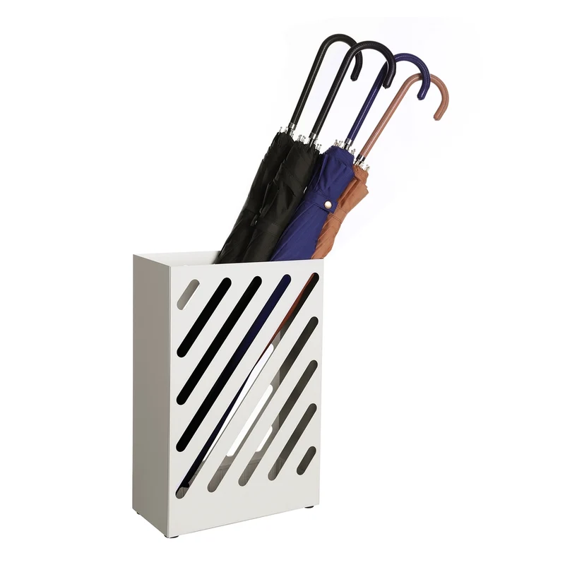 Porta Ombrelli in Metallo Rettangolare Design Traforato
