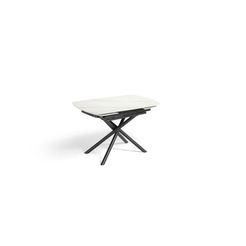 Tavolo allungabile AUSTIN | Ceramica bianco