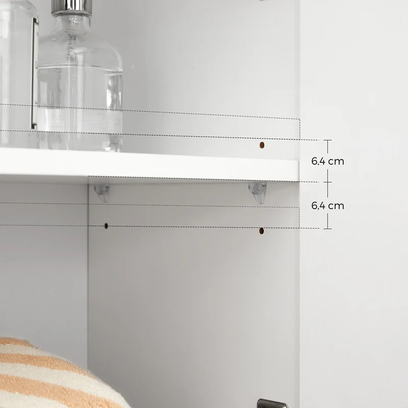 Mobile da Bagno con Cassetto Bianco