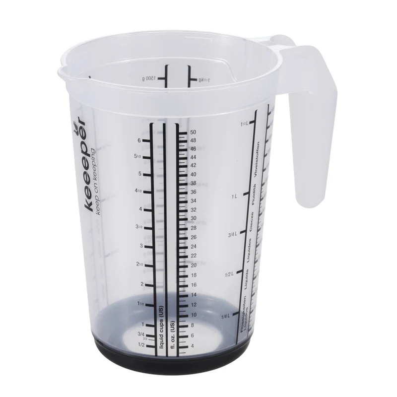 Caraffa dosatrice Keeeper Masimmo 13,5 x 19 cm base antiscivolo