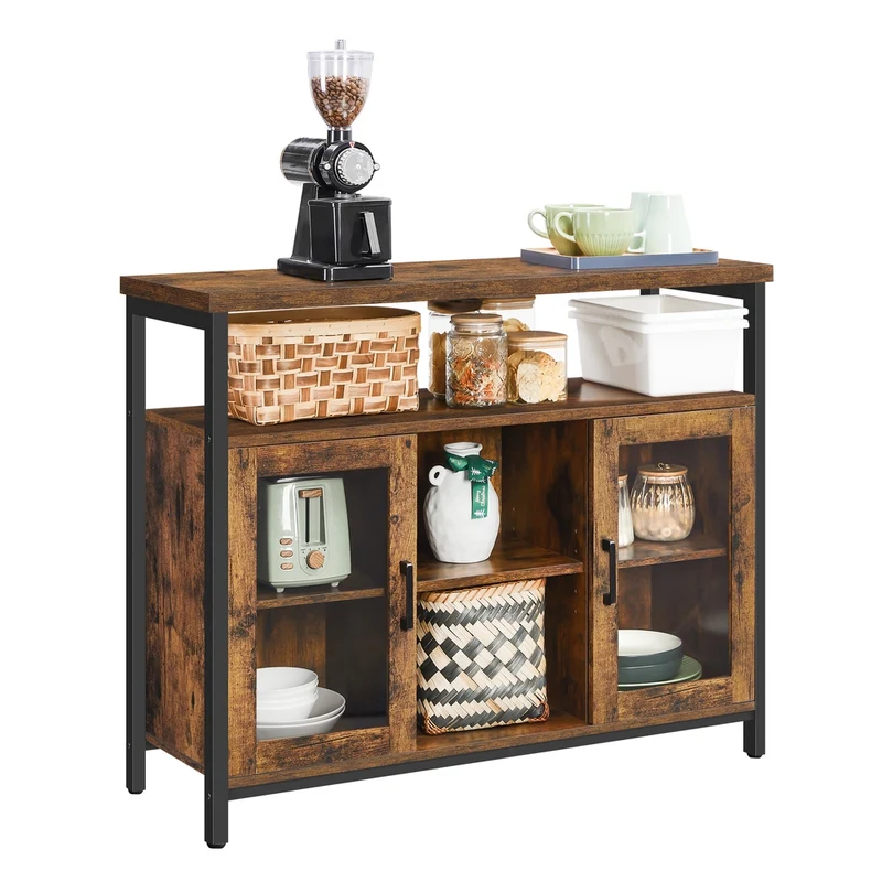 Credenza con 2 Ante in Vetro