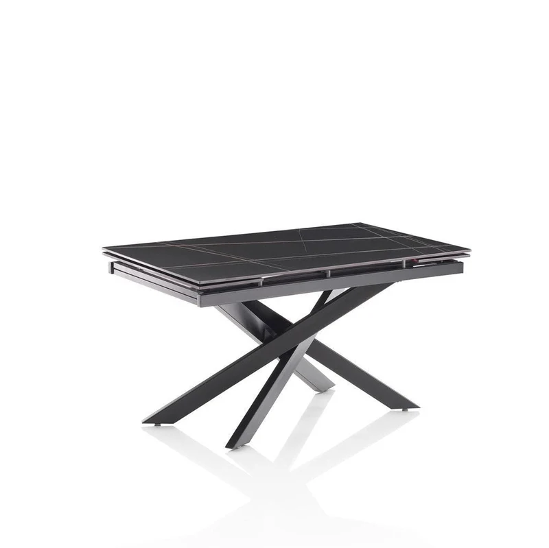 Tavolo allungabile ORLANDO | Ceramica nero