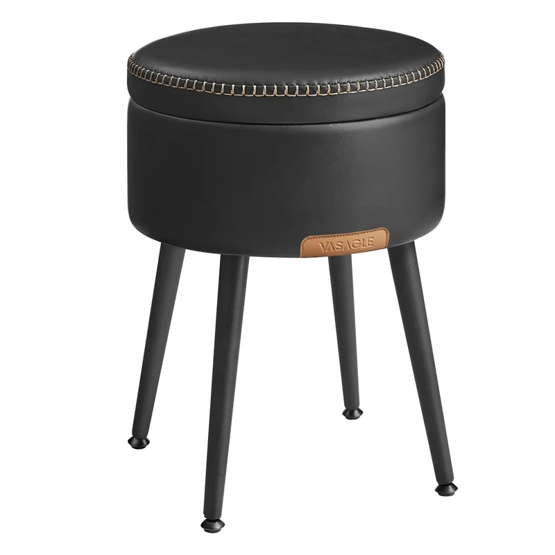 EKHO Collezione Sgabello Pouf Contenitore Rivestimento Cuciture