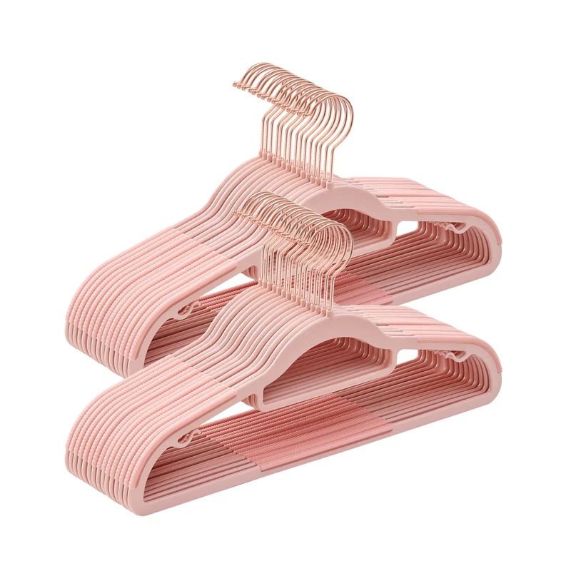 Set di 30 Grucce Appendiabiti in Plastica Salvaspazio