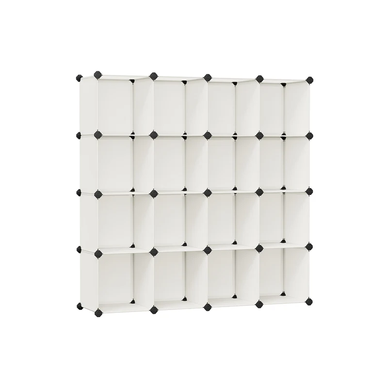 Scarpiera Componibile a Cubi Modulari per Camera da Letto Cabina Armadio
