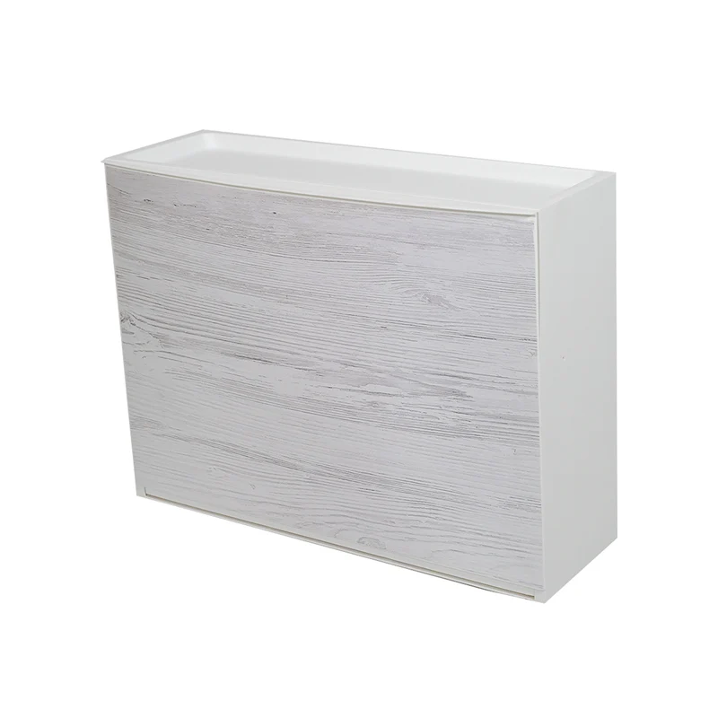 Scarpiera Iml Wood A Parete 16x51,5x39cm Bianco