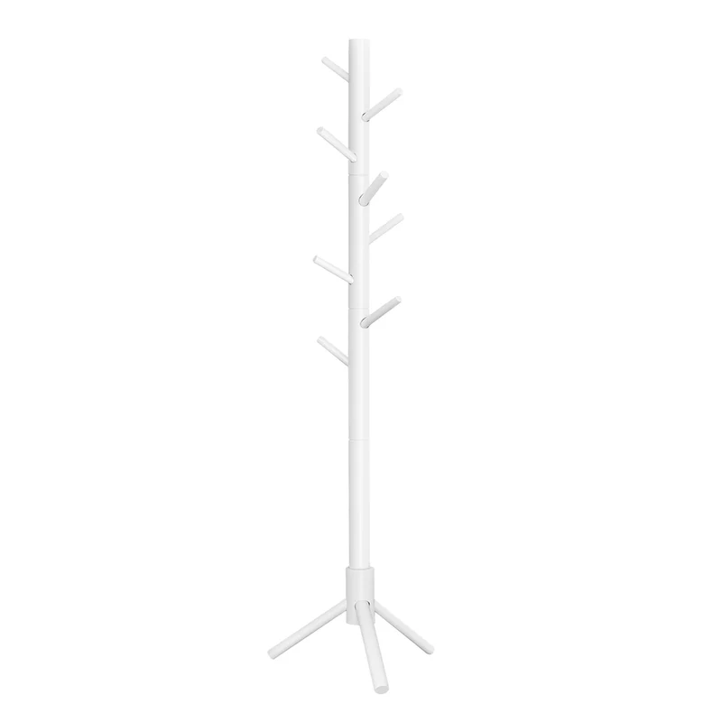 Appendiabiti in Legno Massello Bianco