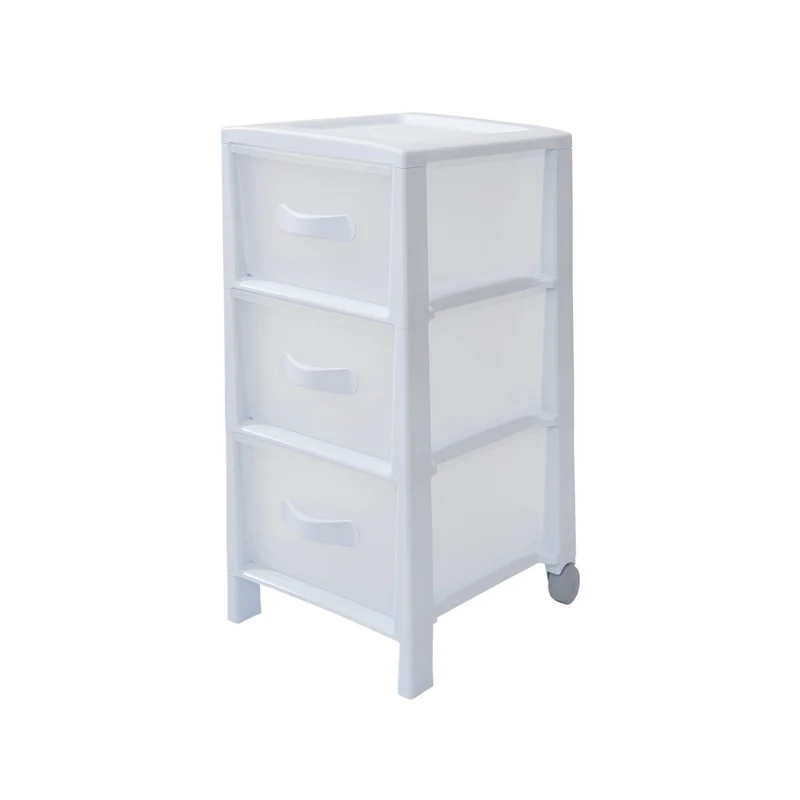 Cassettiera Futura Slim A 3 Cassetti Bianco