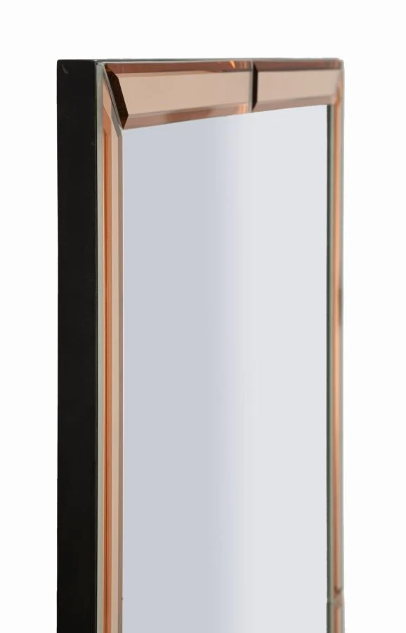 Specchio da Muro Berlino Rosa 55x2x150 cm in MDF e Vetro e Specchio Rosa