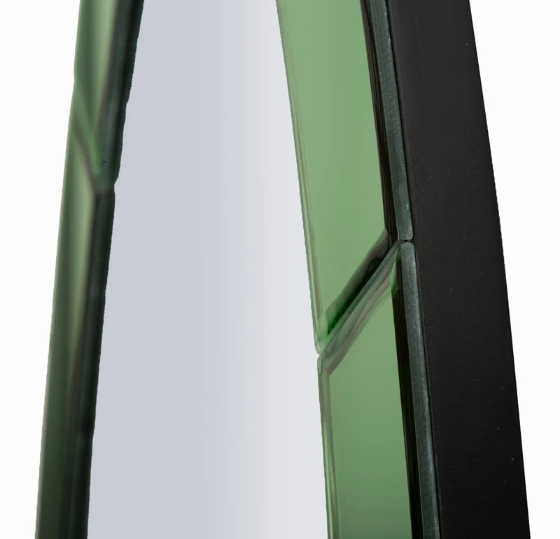 Specchio da Muro Oslo Verde 55x2x150 cm in MDF e Vetro e Specchio Verde