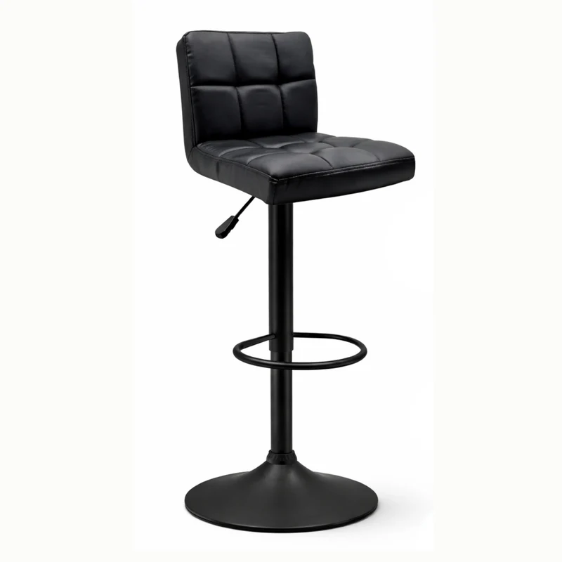 Sgabelli Alti in Eco Pelle Girevoli Ergonomici Regolabili 88-107 cm SET DA 2