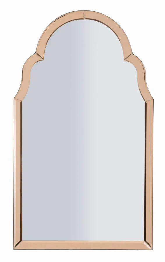 Specchio da Muro Tangeri Rosa 47x1x80 cm in MDF e Vetro e Specchio Rosa