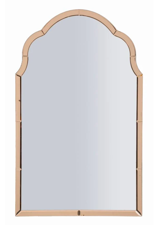 Specchio da Muro Tangeri Rosa 62x1x100 cm in MDF e Vetro e Specchio Rosa