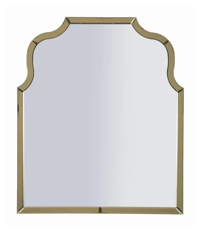 Specchio da Muro Ankara Oro 85x1x100 cm in MDF e Vetro e Specchio Oro
