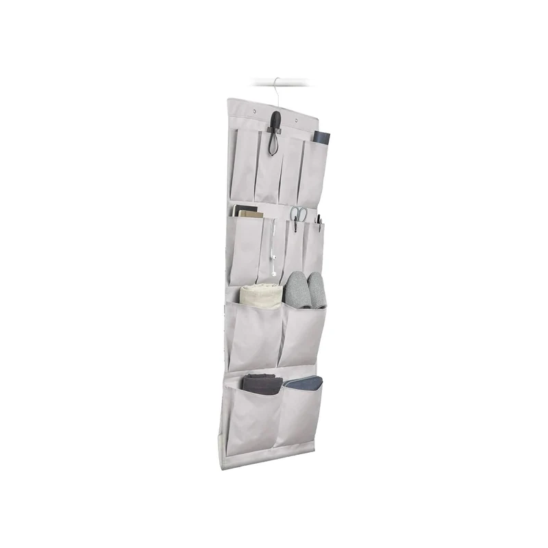 Organizer per Armadio con 13 Tasche per Scarpe e Borse 45x150cm