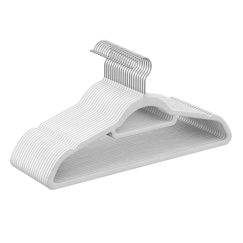 Set di Grucce Vellutate con Superficie di Velluto Antiscivolo