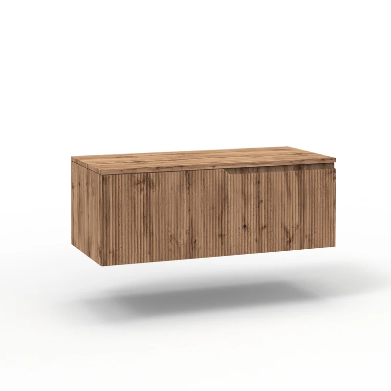 Base con top 1 cestone ZIP quercia