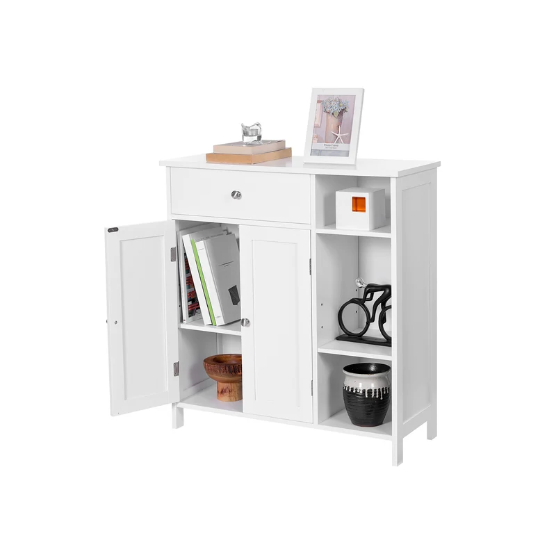 Mobiletto da Bagno Bianco Opaco