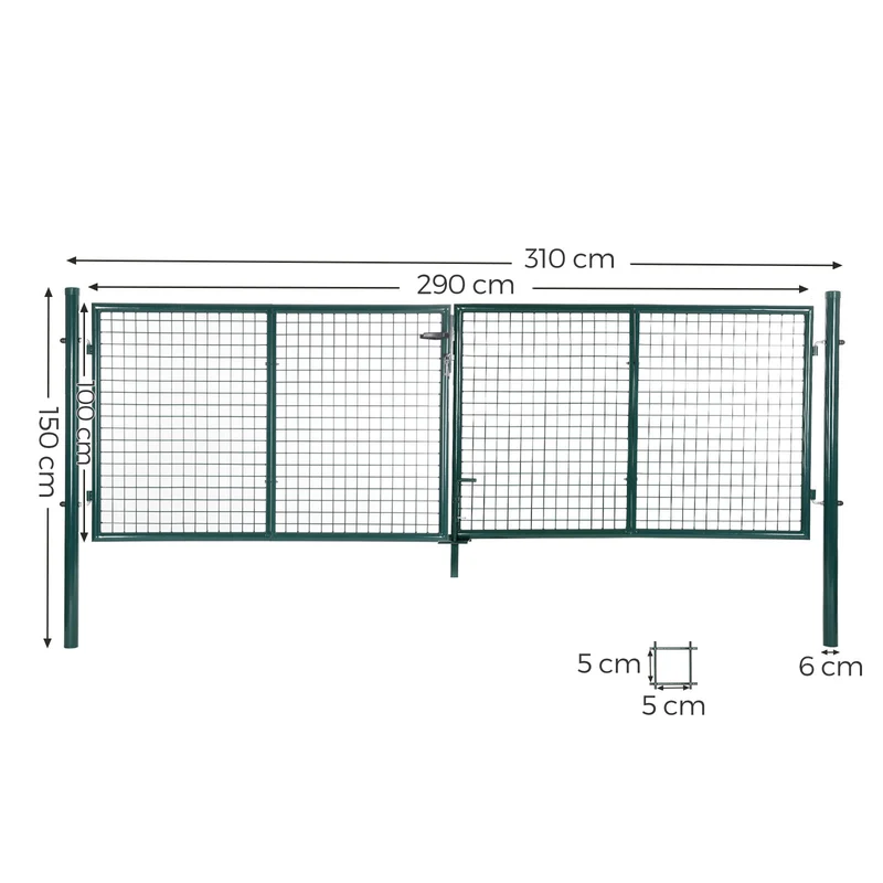 Cancelletto Giardino 100 x 315 cm