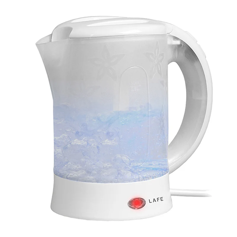 Bollitore elettrico Lafe, turistico, 600W, capacità 0,6l, 2 tazze, 2 cucchiai, bianco, Scandi