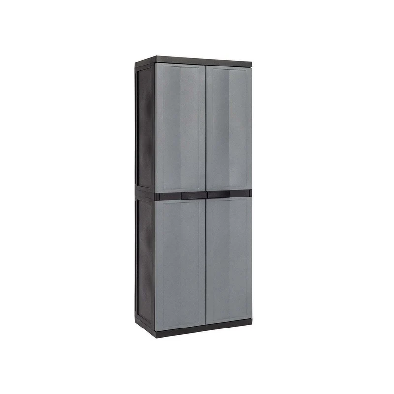 Armadio Portascope a 2 Ante e 3 Ripiani Regolabili 65x37x165cm