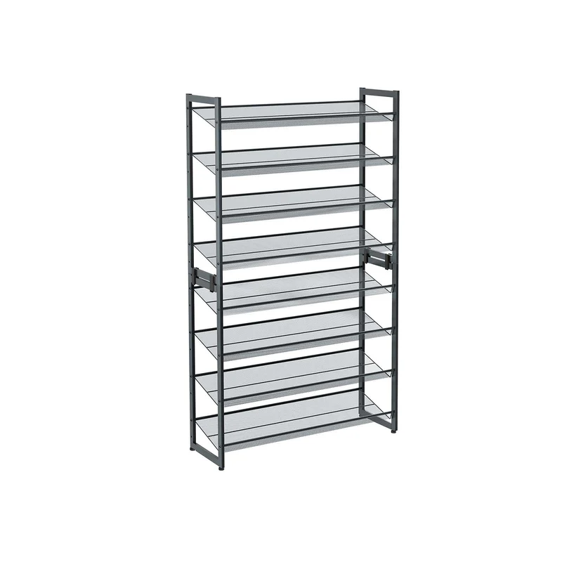 Set di 2 Scarpiere Impilabili a 4 Livelli