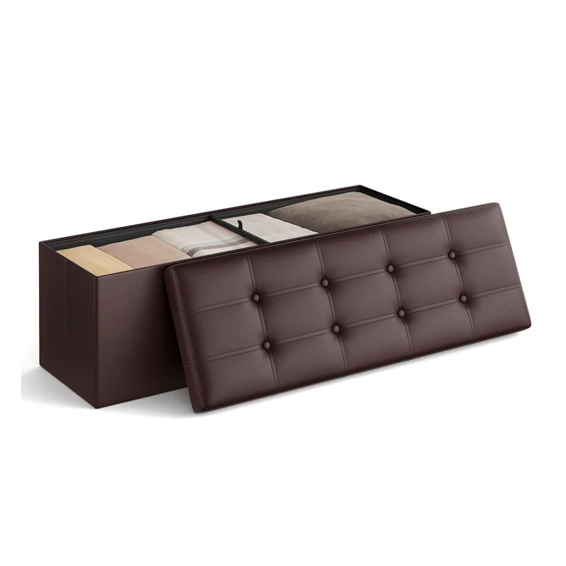 Pouf Contenitore Marrone