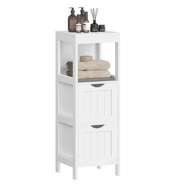 Armadietto da Bagno con 2 Cassetti
