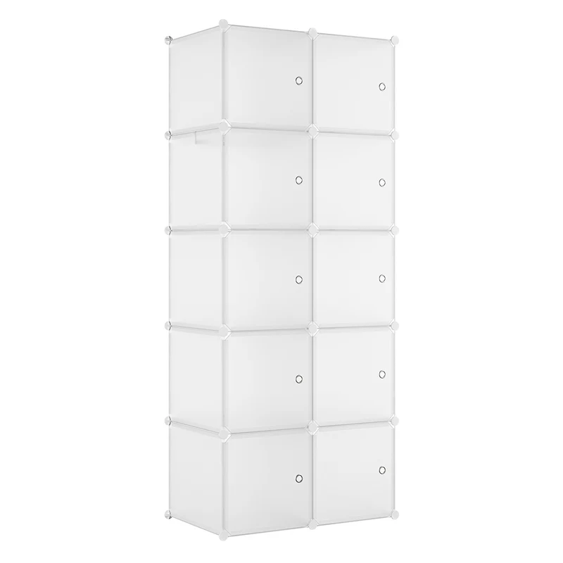 Armadio 10 Moduli in Plastica Colore Bianco EAN 8024299800761