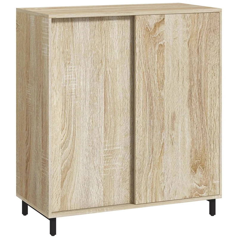 Easycomfort Mobile Scarpiera a 4 Livelli in Truciolato e Acciaio con Ripiani Regolabili, max 12 Paia 80x40x93 cm