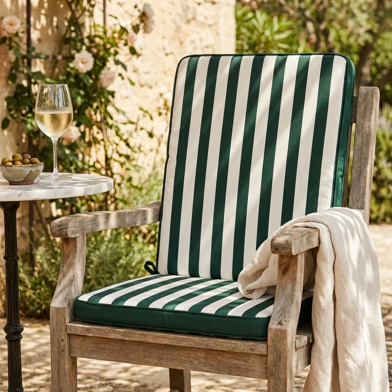 Cuscino da esterno idrorepellente per sedia - MEDIO