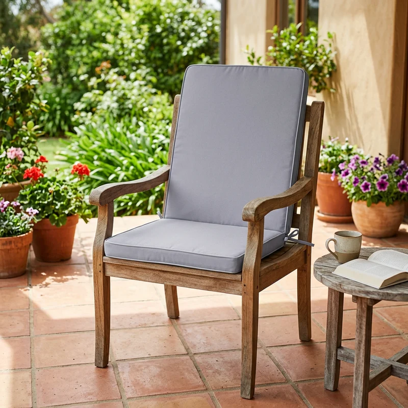 Cuscino da esterno idrorepellente per sedia - MEDIO