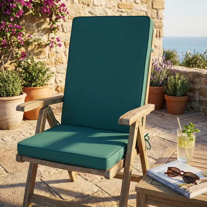 Cuscino da esterno idrorepellente per sedia - MEDIO