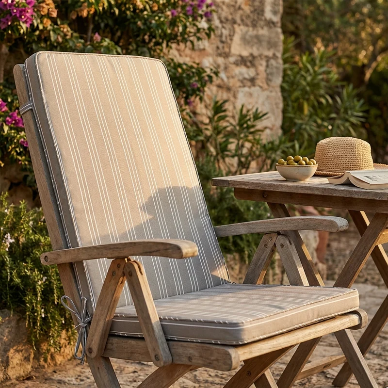 Cuscino da esterno idrorepellente per sedia - MEDIO
