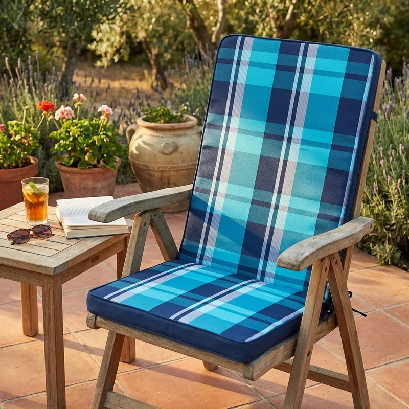 Cuscino da esterno idrorepellente per sedia - MEDIO