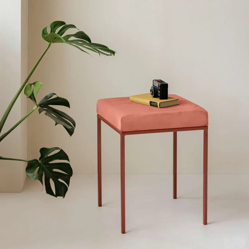 Cube Hocker - Velvet Line